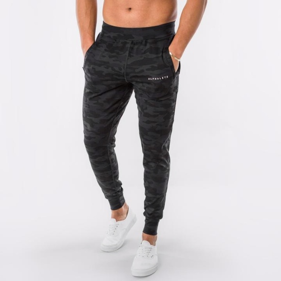 Alphalete Other - Alphalete Black Camo Premium Joggers